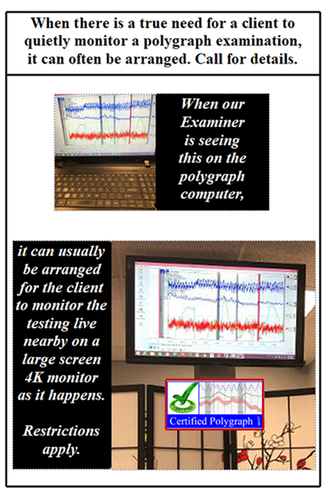 Monitor a Los Angeles  polygraph